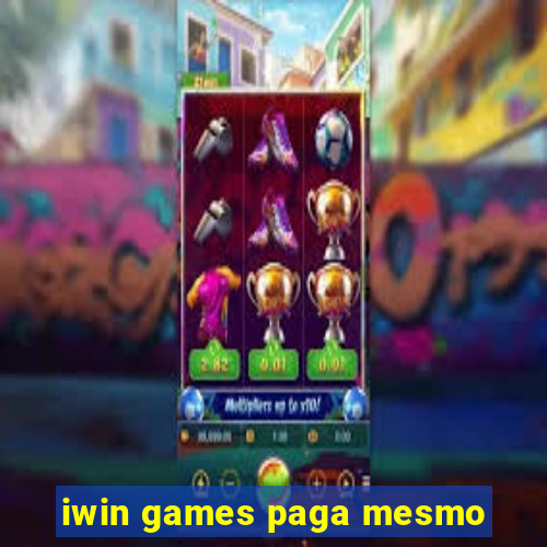 iwin games paga mesmo